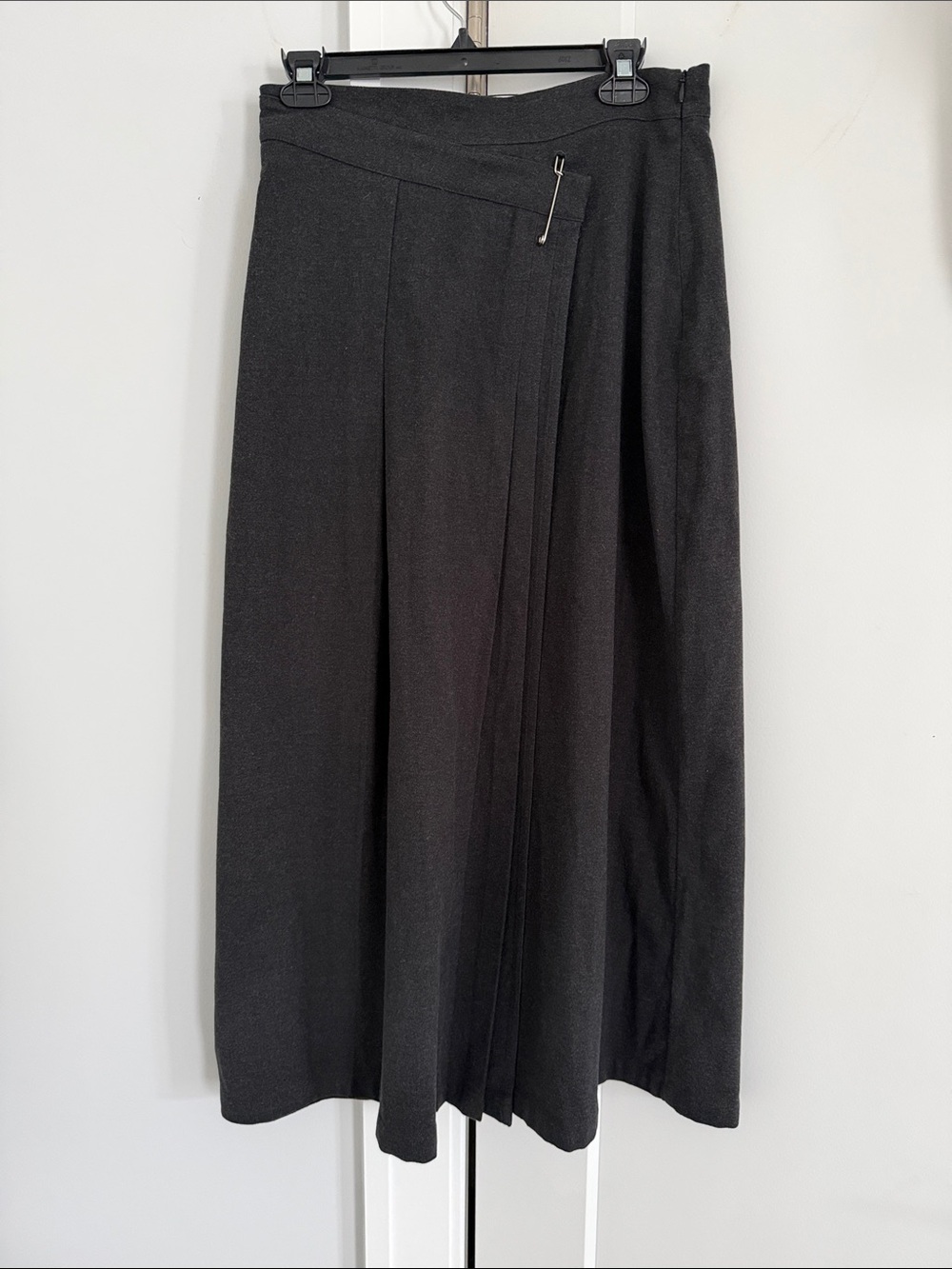 Classic Grey Women Maxi  Skirt
